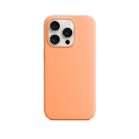 Чехол Apple iPhone 15 Pro Silicone Case, orange sorbet, Оранжевый