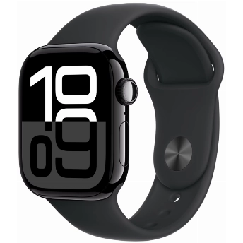 Умные часы Apple Watch Series 10 46 мм, M/L 140-245 мм, Aluminium Case GPS, Jet Black