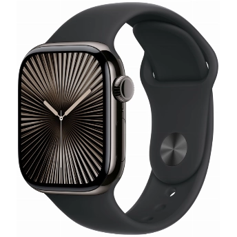 Умные часы Apple Watch Series 10 46 мм, M/L 140-245 мм, Titanium Case GPS+Cellular, Black