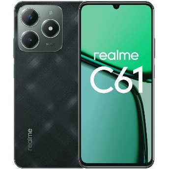 Смартфон realme C61 6/128 ГБ, Dual nano SIM, Dark Green, тёмно-зелёный
