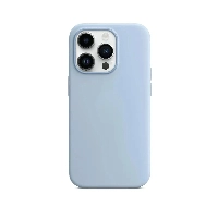Чехол Apple iPhone 14 Pro Max Silicone Case (MQUP3), Sky, Голубой