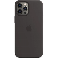 Чехол Apple iPhone 12 Pro Max Silicone Case (MHLG3), Black, Черный