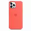 Apple iPhone 12 Pro Max Silicone Case (MHL93), Pink Citrus, Розовый цитрус
