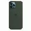 Apple iPhone 12 Pro Max Silicone Case (MHLC3), Cyprus Green, Зеленый