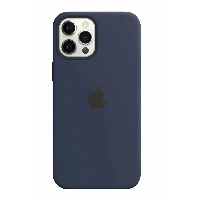 Чехол Apple iPhone 12 Pro Max Silicone Case (MHLD3), Deep Navy, Темно-синий