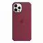 Apple iPhone 12 Pro Max Silicone Case (MHLA3), Plum, Сливовый