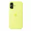 Apple iPhone 17 Silicone Case, Neon Yellow, Желтый MGEV4