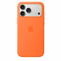 Чехол Apple iPhone 17 Pro Max Silicone Case, Orange, Оранжевый MGFL4