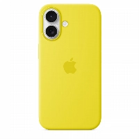 Чехол Apple iPhone 16 Silicone Case, Star Fruit, Желтый MYY73