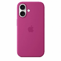 Чехол Apple iPhone 16 Silicone Case, Fuchsia, Фуксия MYY53