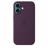 Чехол Apple iPhone 16 Silicone Case, Plum, Сливовый MYY43