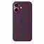 Apple iPhone 16 Silicone Case, Plum, Сливовый MYY43