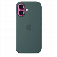 Чехол Apple iPhone 16 Silicone Case, Lake Green, Зеленый MYY83