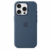 Чехол Apple iPhone 16 Pro Silicone Case, Denim, Синий MYYK3