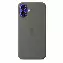 Apple iPhone 16 Plus Silicone Case, Stone Gray, Серый MYYC3