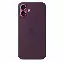 Apple iPhone 16 Plus Silicone Case, Plum, Сливовый MYYD3