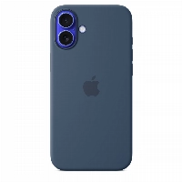 Чехол Apple iPhone 16 Plus Silicone Case, Denim, Синий MYYA3