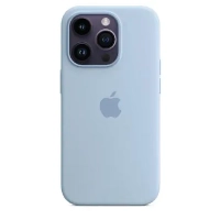 Чехол Apple iPhone 14 Pro Silicone Case, Sky, Голубой MQUJ3