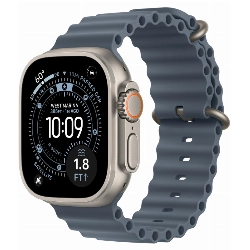 Умные часы Apple Watch Ultra 3 49 мм, Natural Titanium Anchor Blue Ocean Band