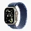 Умные часы Apple Watch Ultra 3 49 мм, Natural Titanium Blue/Bright Blue Trail Loop, S/M