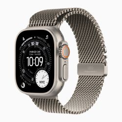 Умные часы Apple Watch Ultra 3 49 мм, Natural Titanium Natural Milanese Loop, S