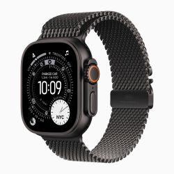 Умные часы Apple Watch Ultra 3 49 мм, Black Titanium Black Milanese Loop, M