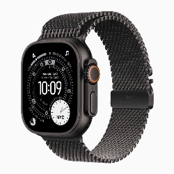 Умные часы Apple Watch Ultra 3 49 мм, Black Titanium Black Milanese Loop, M