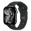 Умные часы Apple Watch Series 11 42 мм, Jet Black Aluminum Case with Black Sport Band, S/M