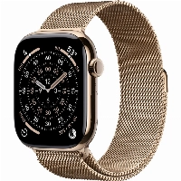 Умные часы Apple Watch Series 11 46 мм, Gold Titanium Case with Gold Milanese Loop, S/M