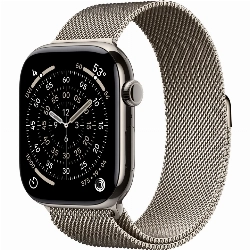 Умные часы Apple Watch Series 11 46 мм, Natural Titanium Case with Natural Milanese Loop, M/L