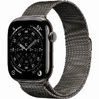 Умные часы Apple Watch Series 11 46 мм, Slate Titanium Case with Slate Milanese Loop, M/L