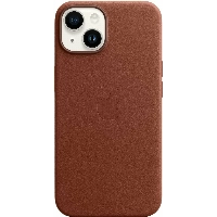 Чехол Apple iPhone 14 Leather Case (MPP73), umber, Коричневый