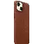 Apple iPhone 14 Leather Case (MPP73), umber, Коричневый