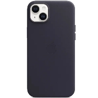 Чехол Apple iPhone 14 Leather Case (MPP63), Ink, Чернильный