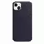 Apple iPhone 13 Leather Case (MM183 ), midnight, Темная ночь