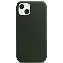 Apple iPhone 13 Leather Case (MM173), sequoia green, Зеленая секвойя