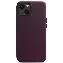 Apple iPhone 13 Leather Case (MM143), cherry, Вишневый
