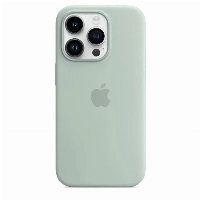 Чехол Apple iPhone 14 Pro Max Silicone Case, Succulent, Зеленый MPTY3