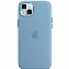Apple iPhone 15 Silicone Case, Winter Blue, Голубой MT0Y3