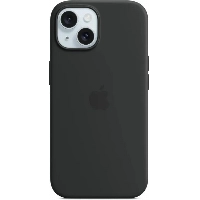 Чехол Apple iPhone 15 Silicone Case, Black, Черный MT0J3