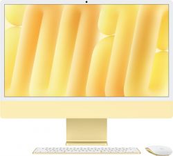 Моноблок Apple iMac 24 2024 (Z1EK000PW), 4480x2520, Apple M4, RAM 16 ГБ, SSD 1024 ГБ, 10-core CPU,10-core GPU, MacOS, Yellow, желтый