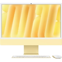 Моноблок Apple iMac 24 2024 (Z1E3000E8), 4480x2520, Apple M4, RAM 16 ГБ, SSD 512 ГБ, 8-core CPU, 8-core GPU, MacOS, Yellow, желтый