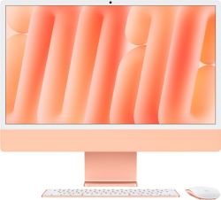 Моноблок Apple iMac 24 2024 (Z1E8000J1), 4480x2520, Apple M4, RAM 16 ГБ, SSD 256 ГБ, 8-core CPU, 8-core GPU, MacOS, Orange, оранжевый
