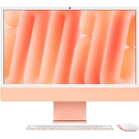 Моноблок Apple iMac 24 2024 (Z1E8000E8), 4480x2520, Apple M4, RAM 16 ГБ, SSD 512 ГБ, 8-core CPU, 8-core GPU, MacOS, Orange, оранжевый