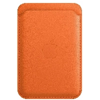 Кардхолдер Apple iPhone Leather Wallet (MPPY3), orange, Оранжевый