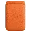 Apple iPhone Leather Wallet (MPPY3), orange, Оранжевый