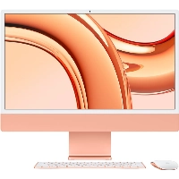 Моноблок Apple iMac 24" 2023 MQRX3, 4480x2520, Apple M3, RAM 8 ГБ, SSD 256 ГБ, 8-core CPU, 10-core GPU, MacOS, Orange, оранжевый