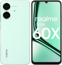 Смартфон Realme Note 60X, 4/128 ГБ, green, Зеленый 