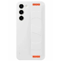Чехол Samsung Galaxy S23 Plus Silicone Grip Case, white, Белый