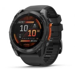 Умные часы Garmin Fenix 8, 47 мм, AMOLED, Slate Gray/Black 